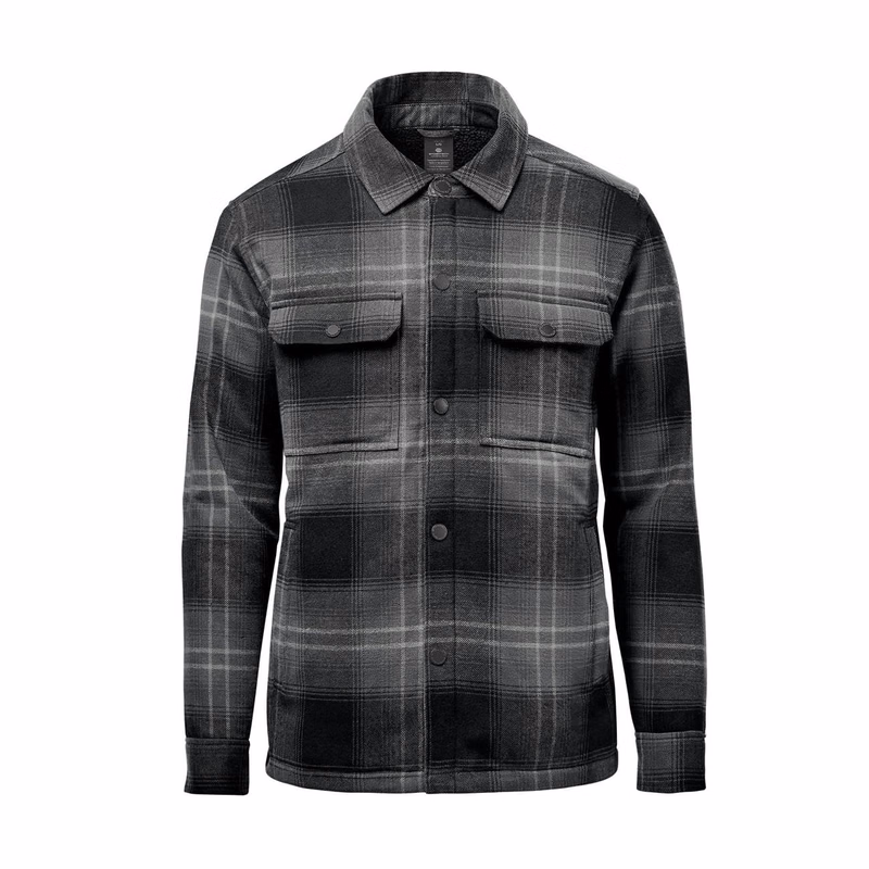 Stormtech Men's Highland Sherpa Lined Plaid Jacket