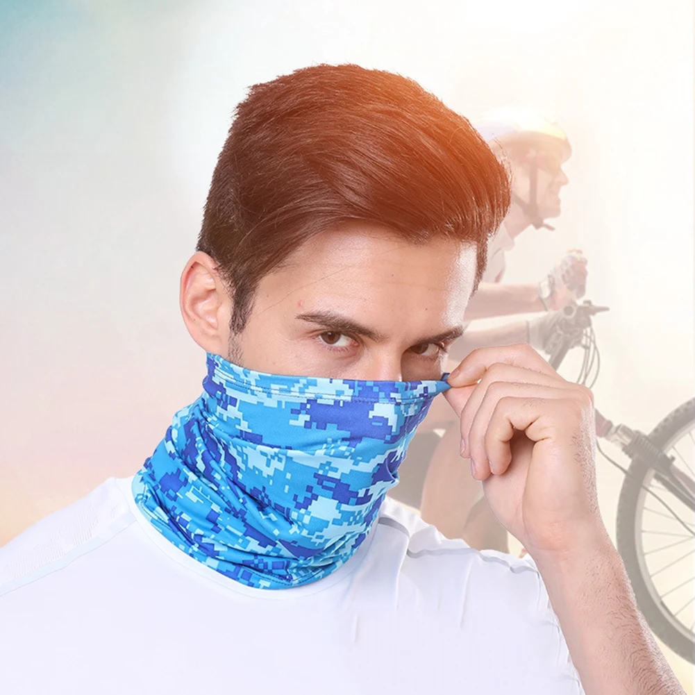 Ice Silk Skull Cooling Neck Gaiter 1