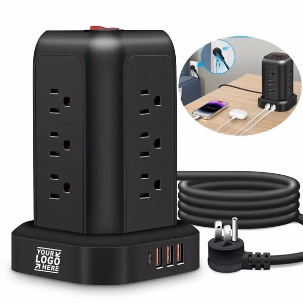 Multi Plug Outlet Extender Charging Station