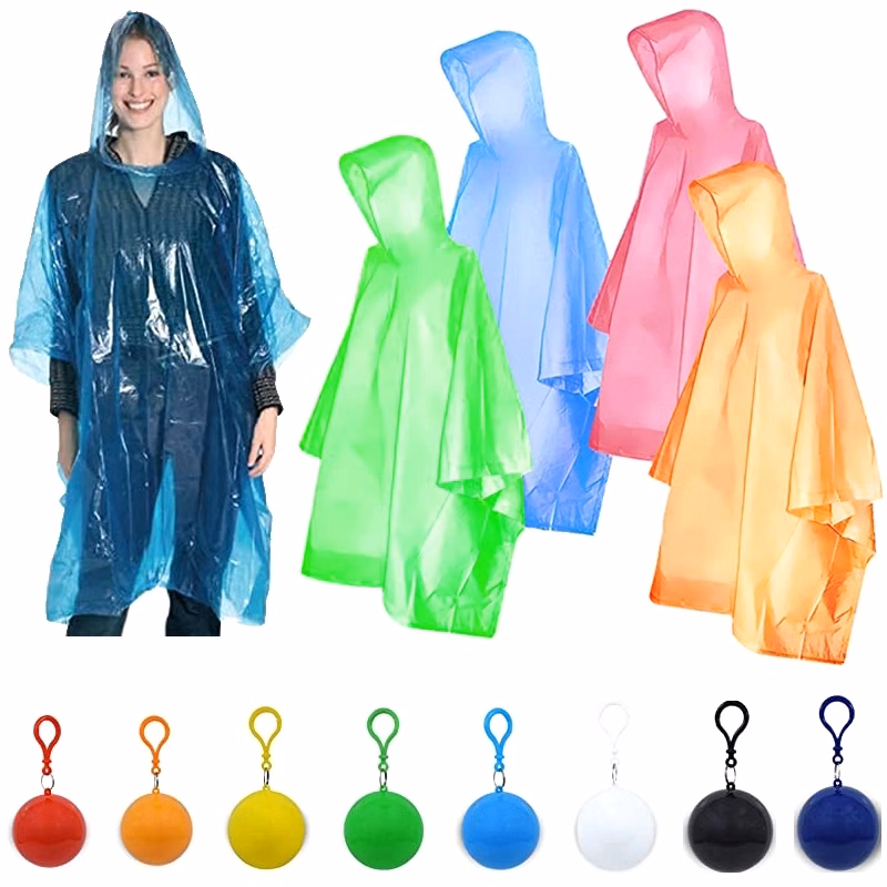 Raincoat Ball Hook Outdoor Disposable