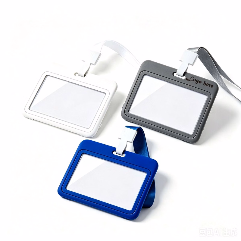 Clear Double Sided Business Card ID Holder