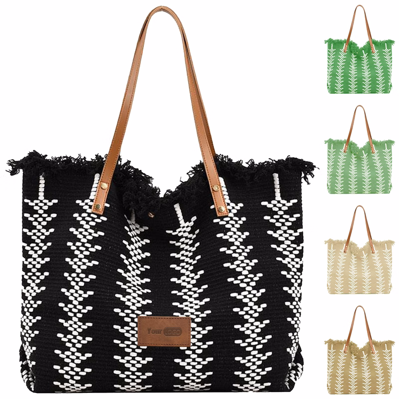 Canvas Large Capacity Simple And Versatile Tote Bag