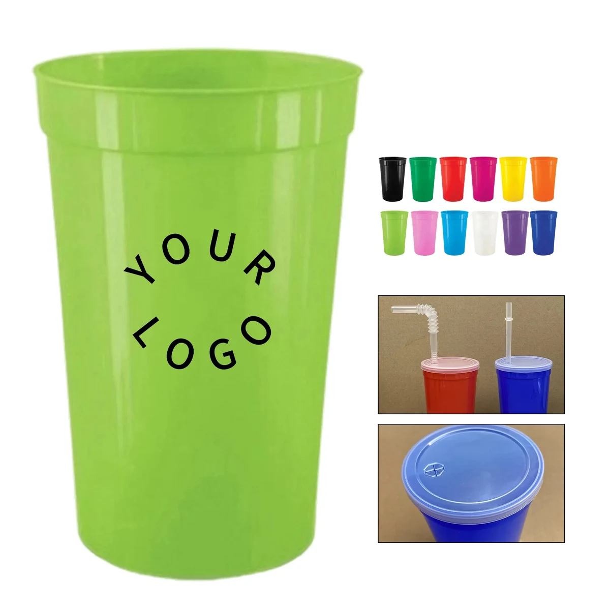 16oz Recyclable Stadium Party Cup 1