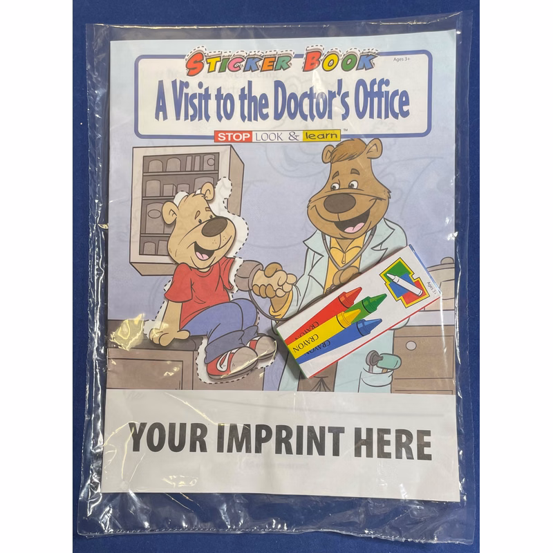 STICKER BOOK SET - A Visit to the Doctor's Office Sticker Book Fun Pack