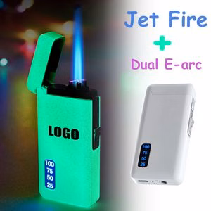 Luminous Dual Usage Electric Arc Jet Fire Lighter With USB Charging