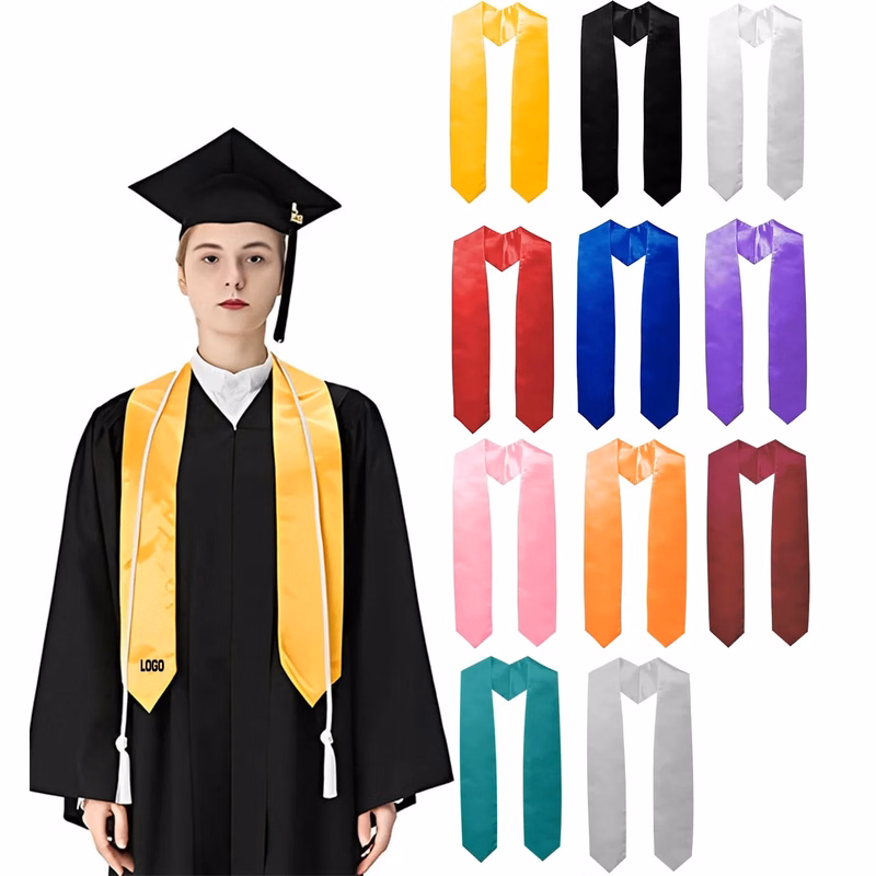 Polyester Satin Graduation Stole