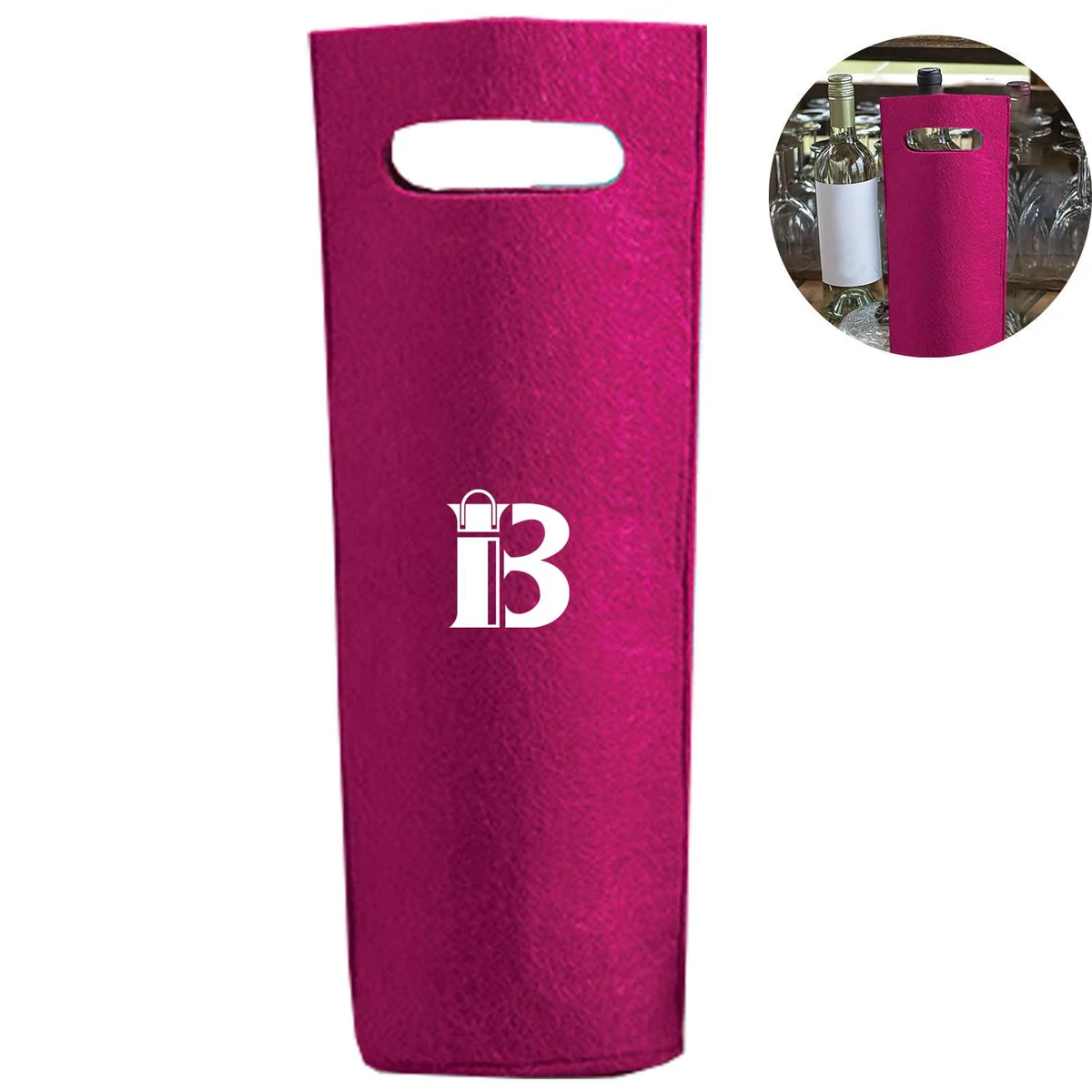 Felt Gift Wine Tote Bottle Bag 1