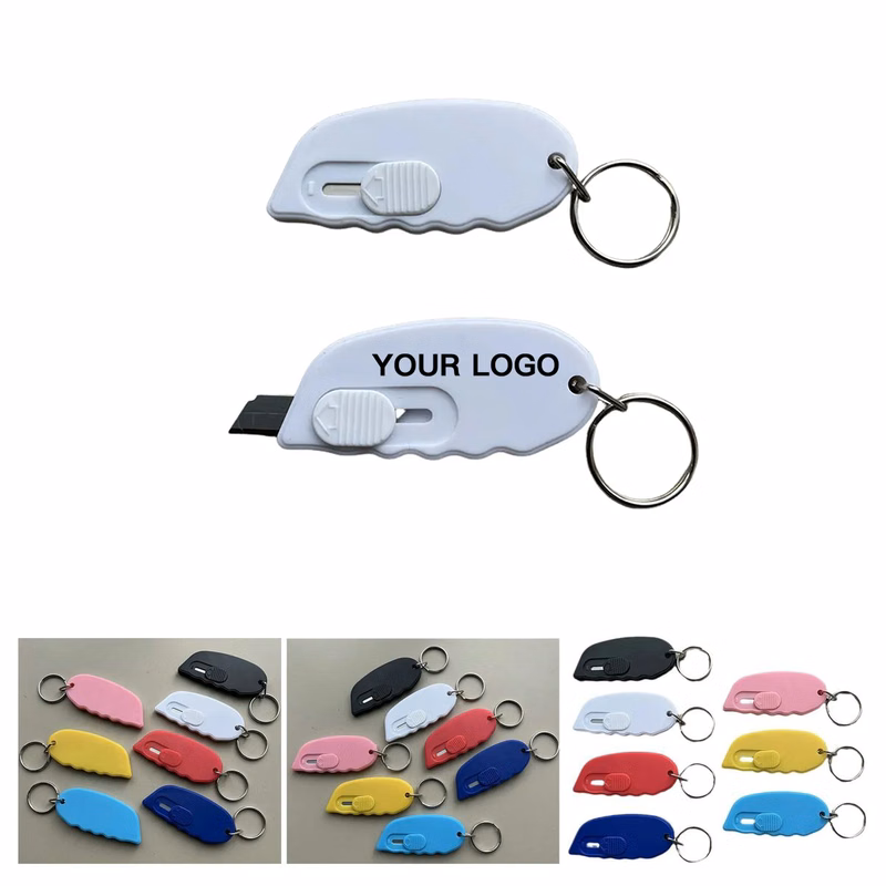 Portable Utility Cutter with Keyring Attachment