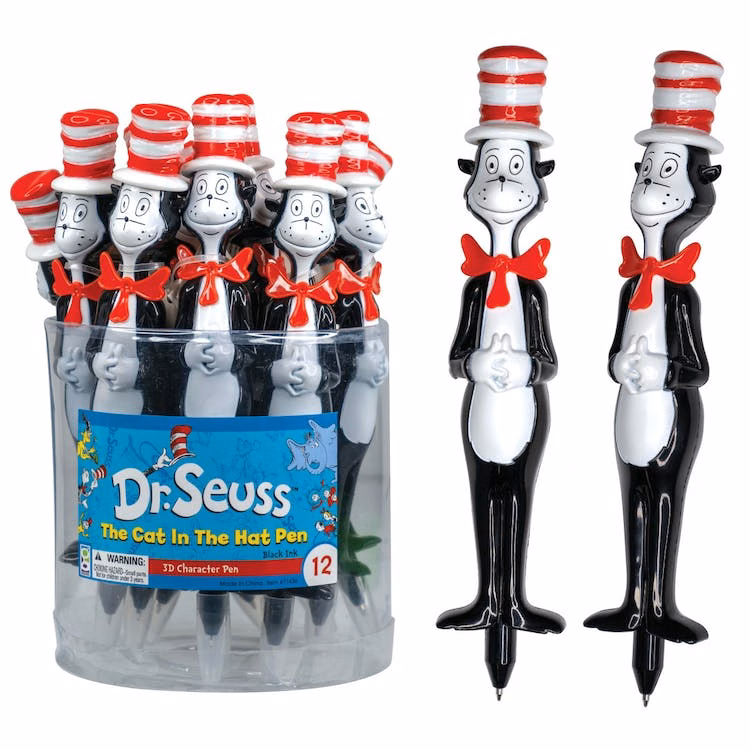 Dr. Seuss Cat in the Hat Pens - Black Ink