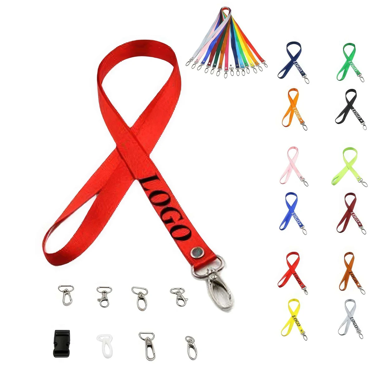 Polyester Lanyard with Clip 1
