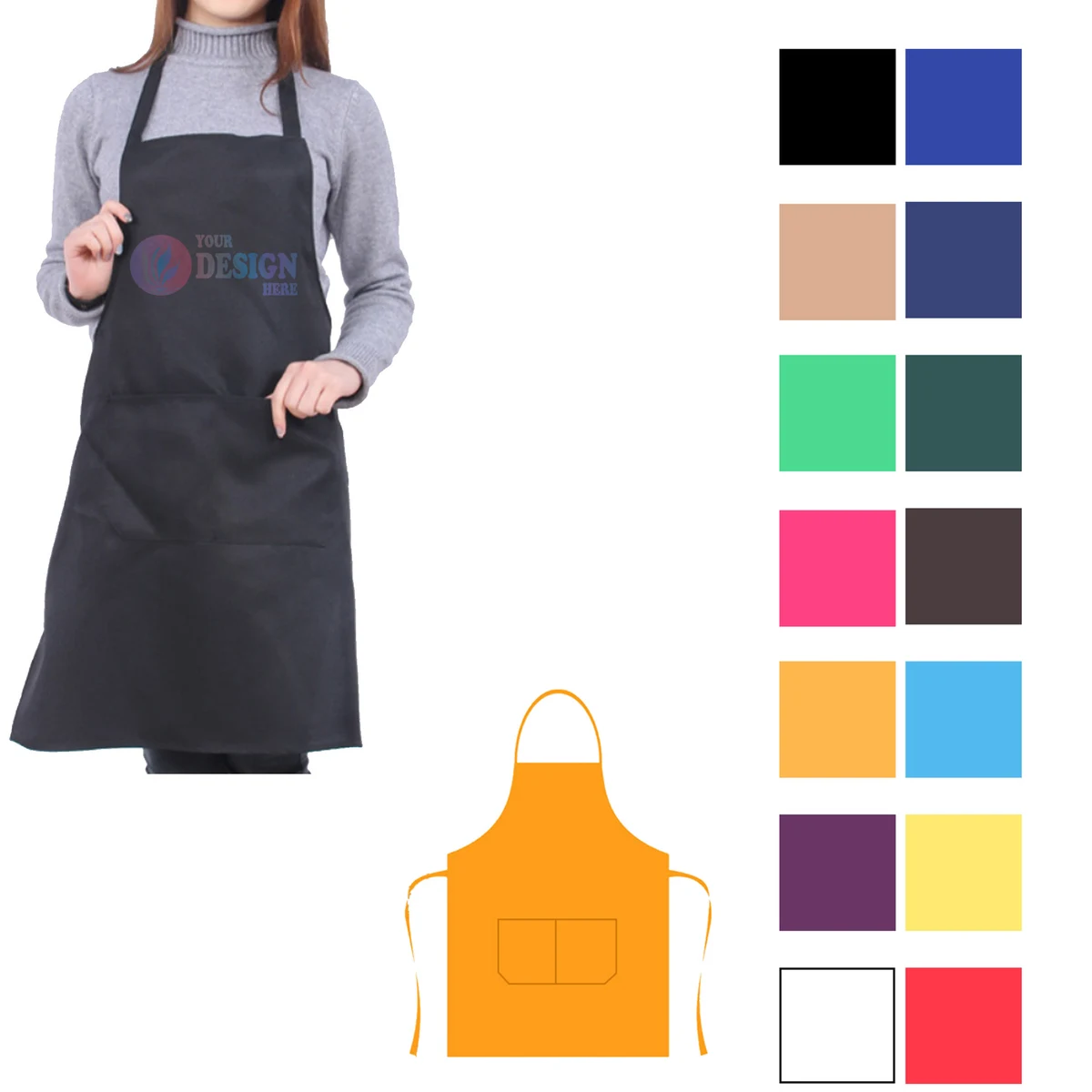 Polyester Kitchen Apron 1
