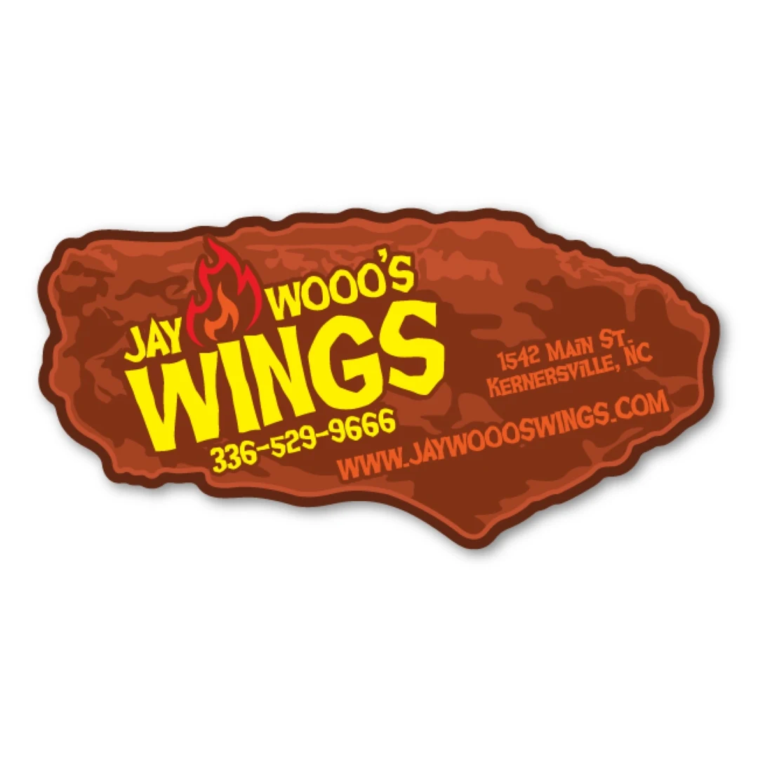 Buffalo Wings Flat Magnet - 4.75" x 2.38" - 30 mil - Outdoor Safe 1
