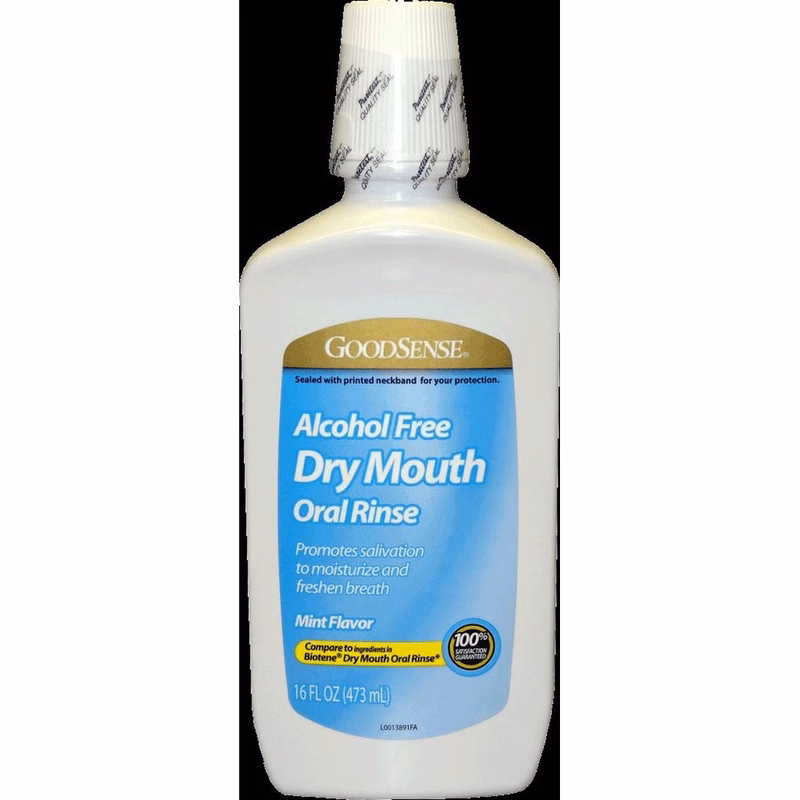 Dry Mouth Oral Rinse Mint - Alcohol Free 16 oz.