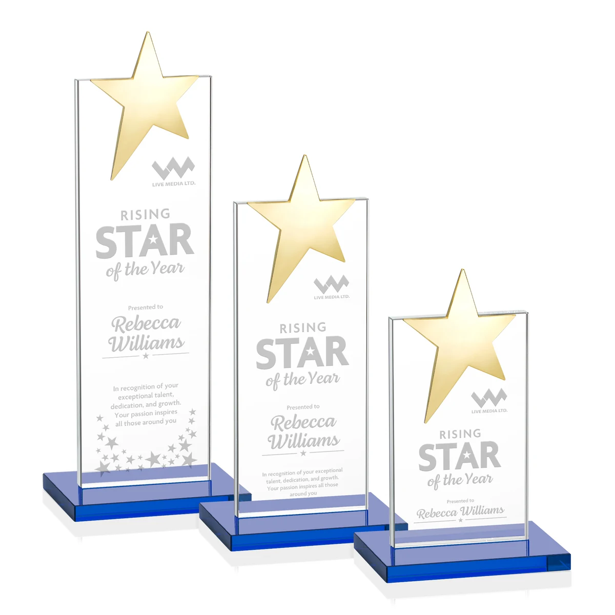 Bryanston Gold Star Award - Sky Blue 1