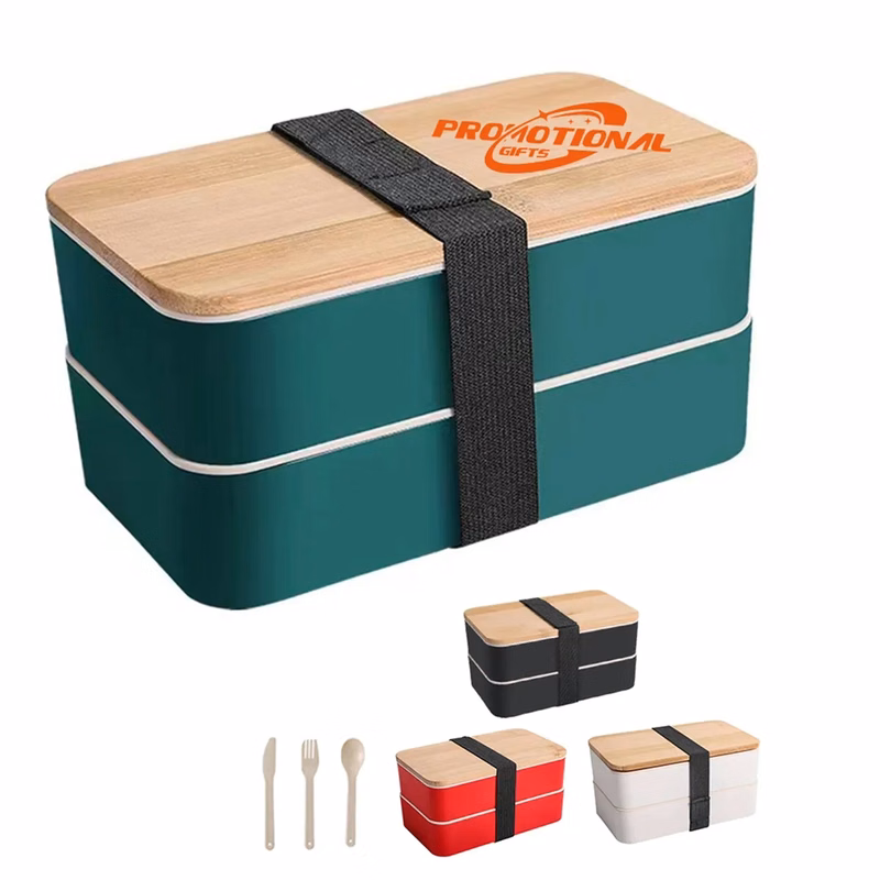 Premium Bento Bamboo Lunch Box with Compartments