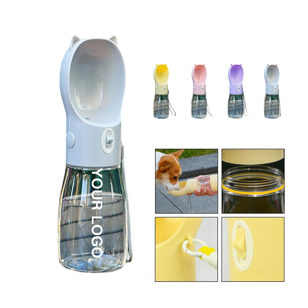 Portable Pet Water Bottle for Travel and Walks 1