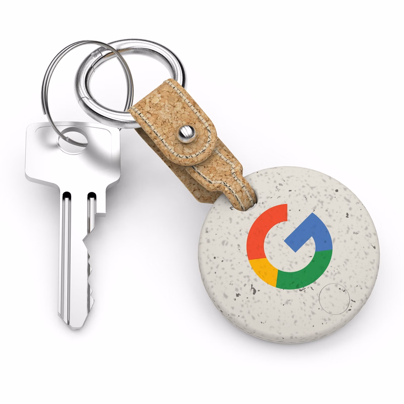 EcoSpot Pro: Eco-Conscious Bluetooth Tracker with Cork Keychain