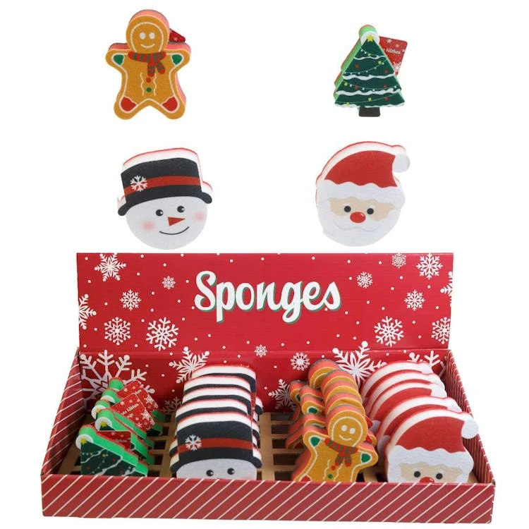 Christmas Kitchen Sponges - Assorted 1