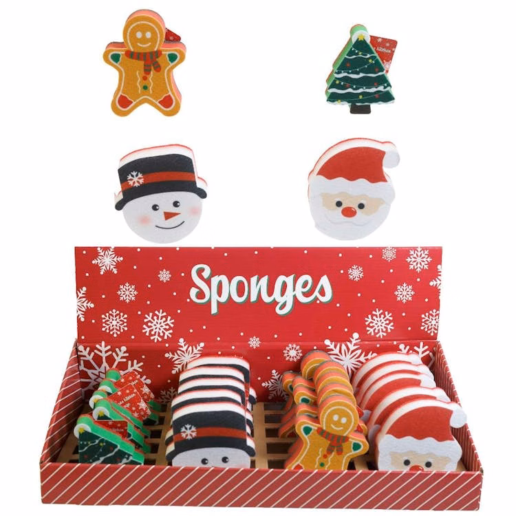 Christmas Kitchen Sponges - Assorted