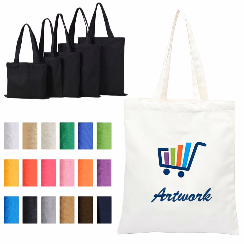 Holiday Travel Canvas Tote Bag