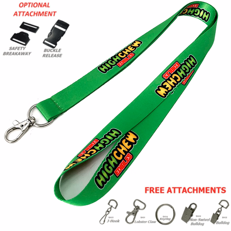 5/8" Dye-Sublimation Lanyards