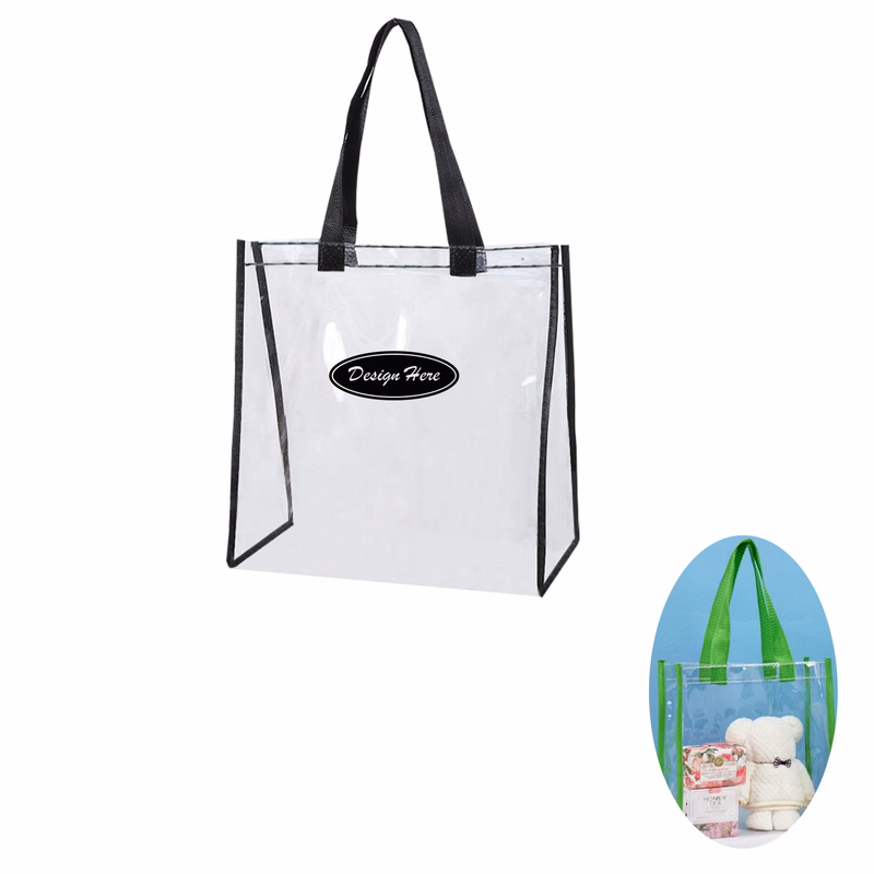 Durable See-Through PVC Tote for Stadium Events