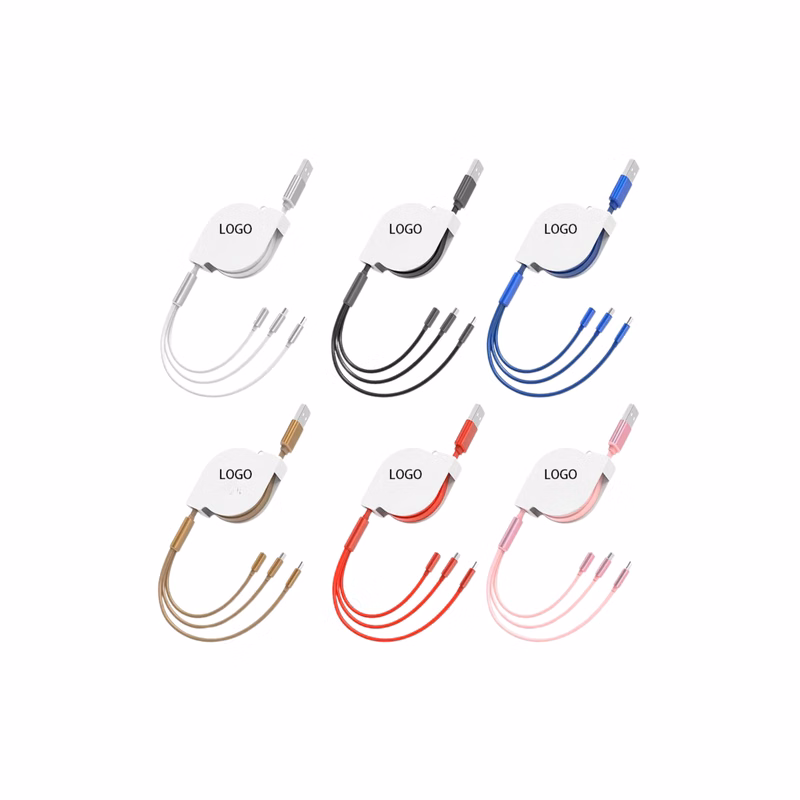 Metal Shell 3-in-1 Charging Cable