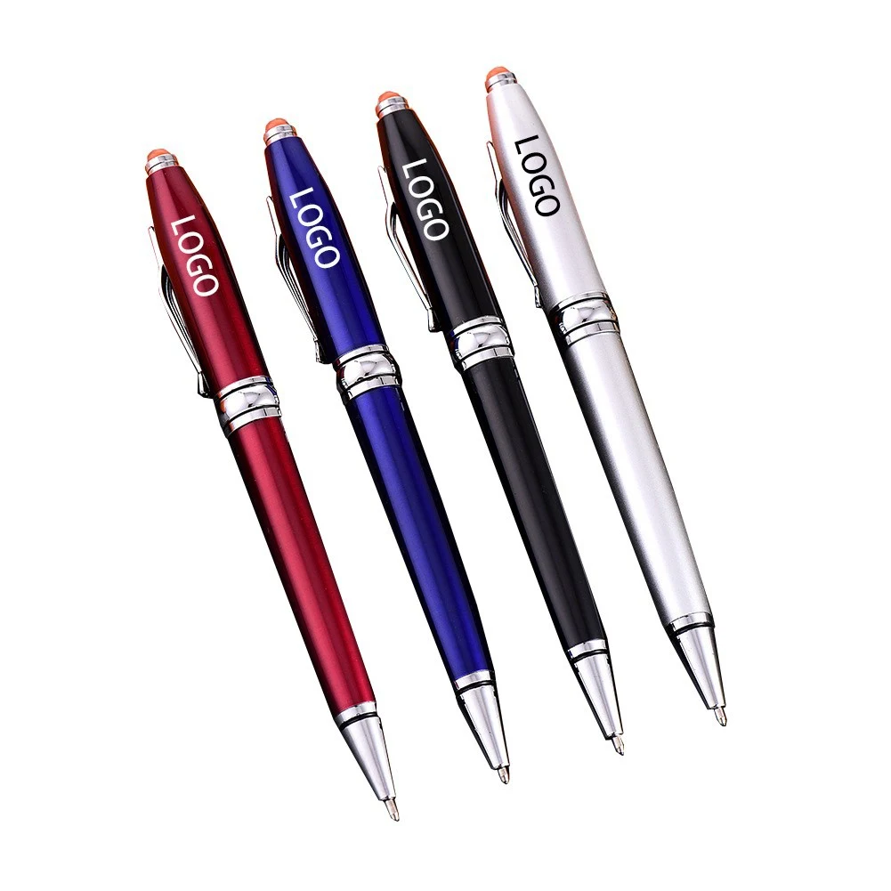 Metal Ball Pen with LED Lights 1