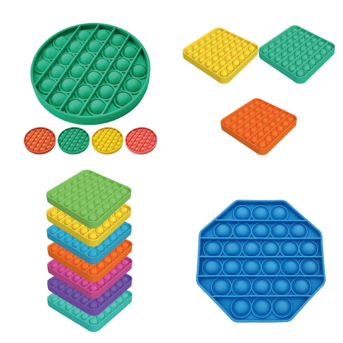 Silicone Bubble Fidget Pop It Fidget Toy 1