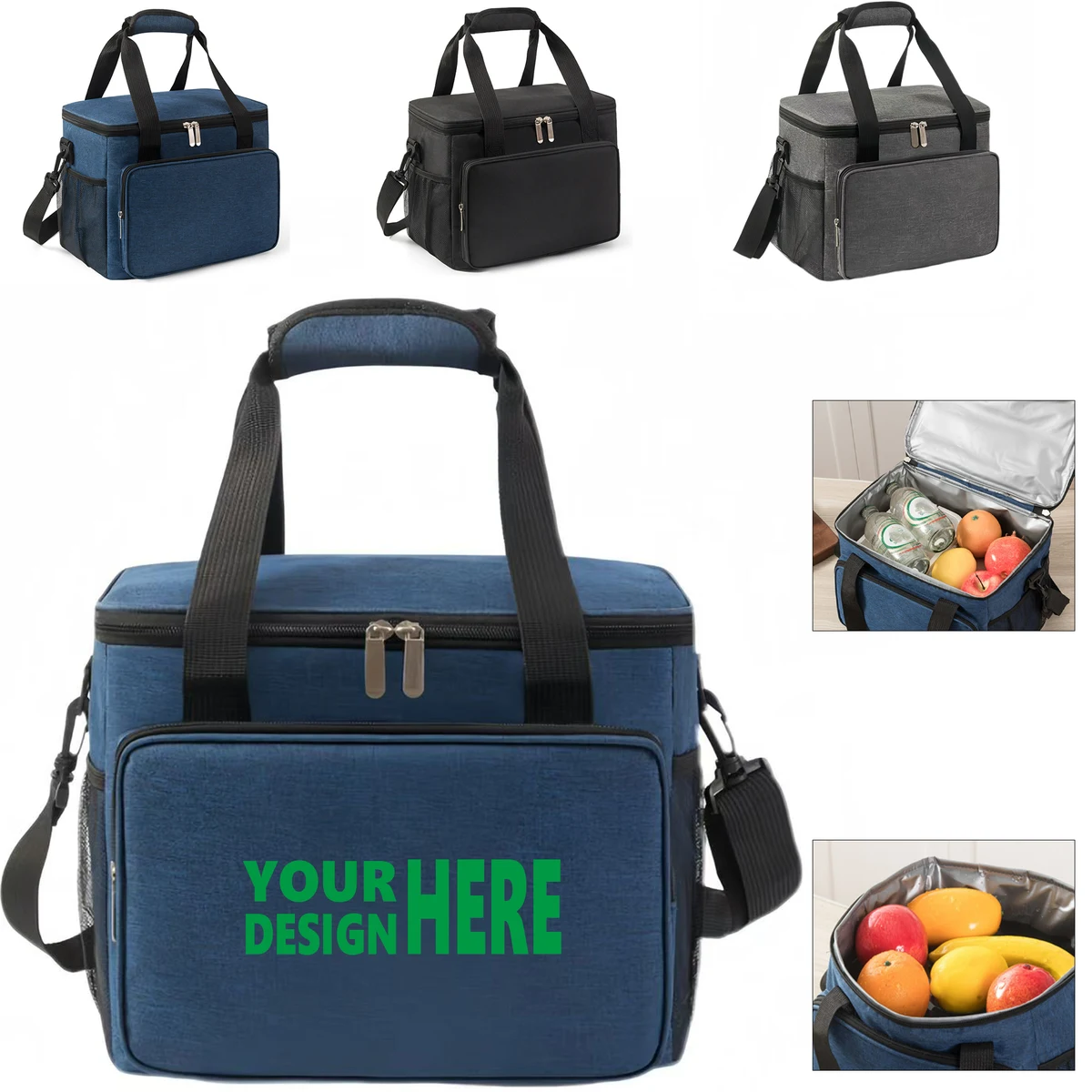 Water-Resistant Oxford Picnic Tote 1