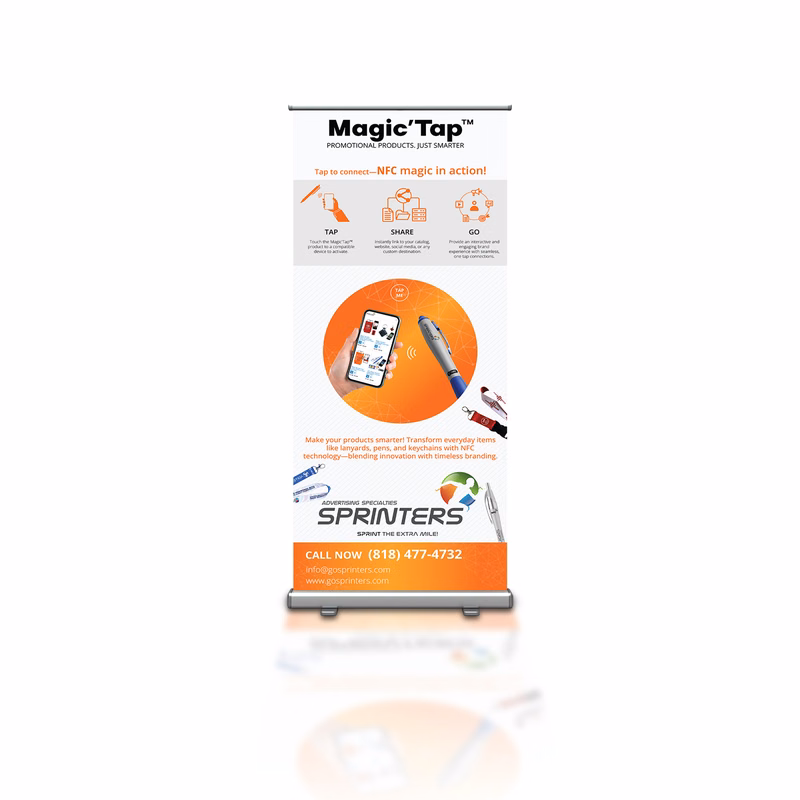 Roll Up Retractable Banner - 32" x 71"