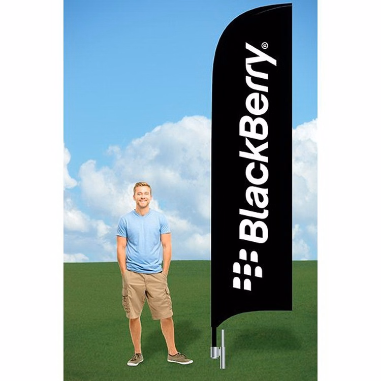 11ft Flutter Flags with Ground Stake-Double