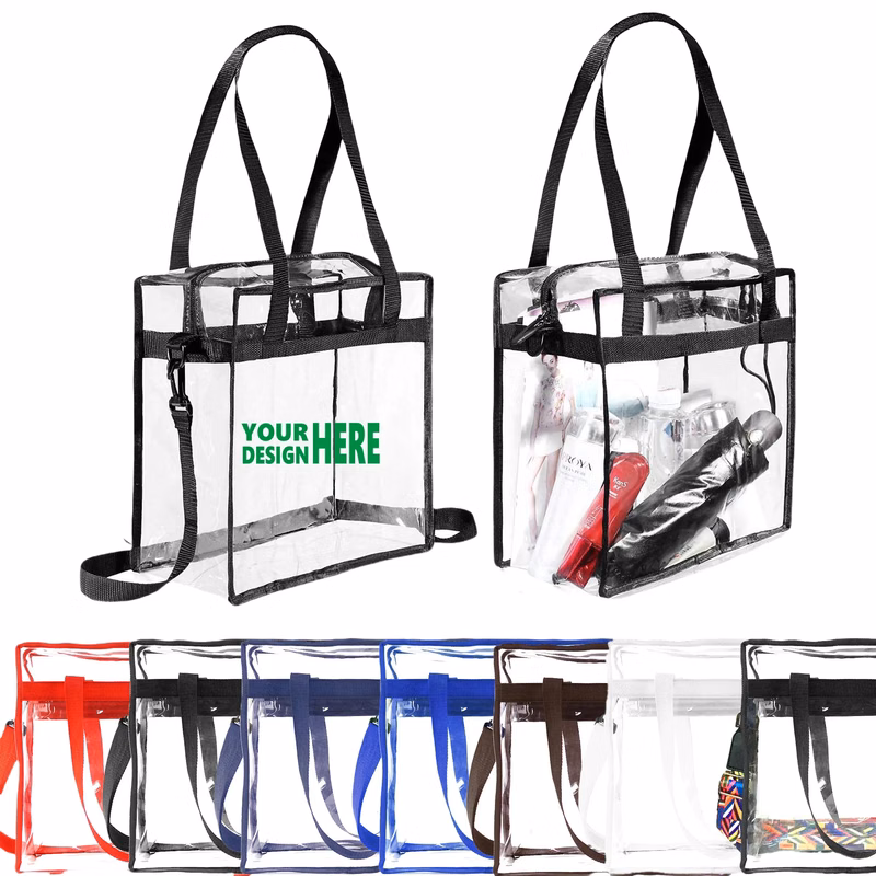 Clear PVC Bag Stadium Tote MOQ20