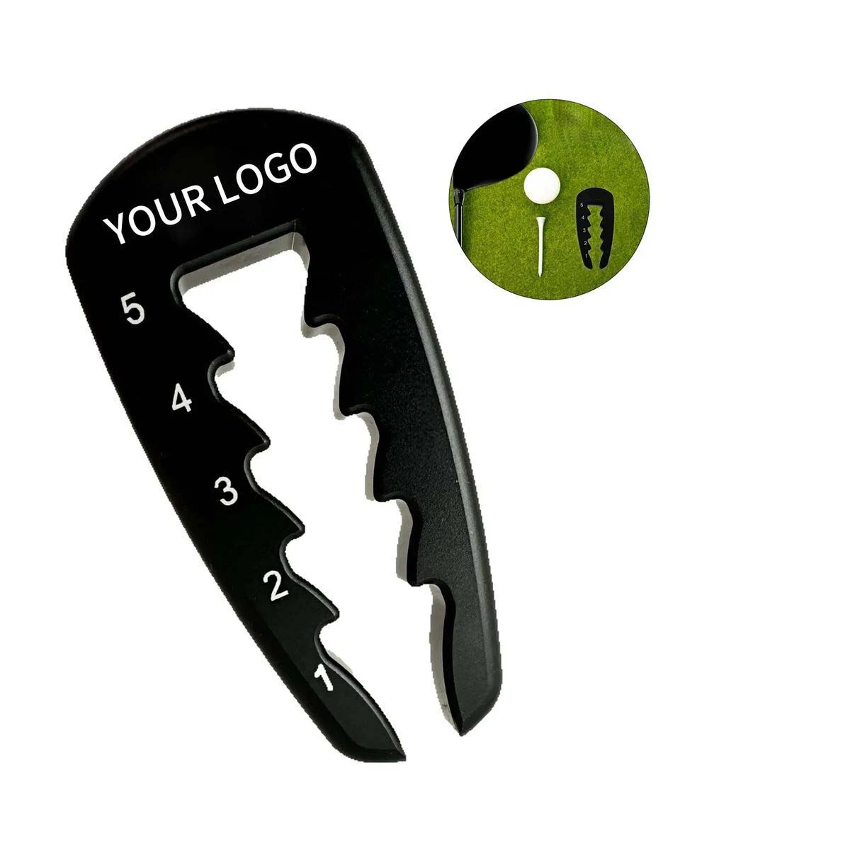 Lightweight Golf Tee Tool for Games and Events 1