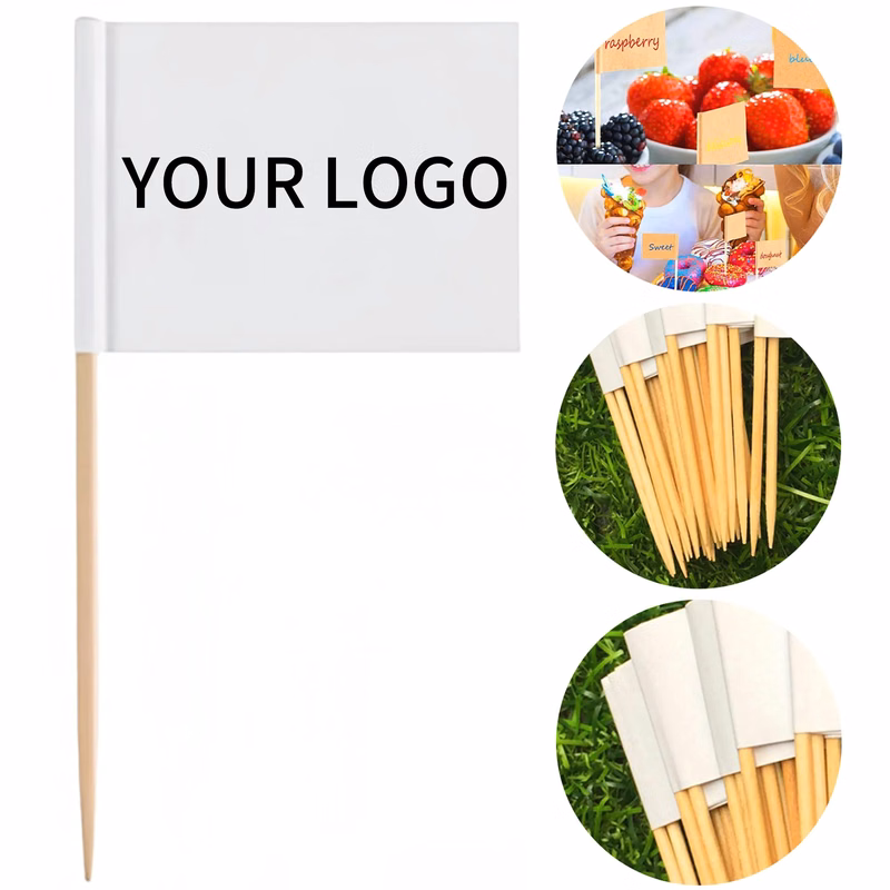 Toothpick Flag 2.56x1.38 Inch for Food Decoration