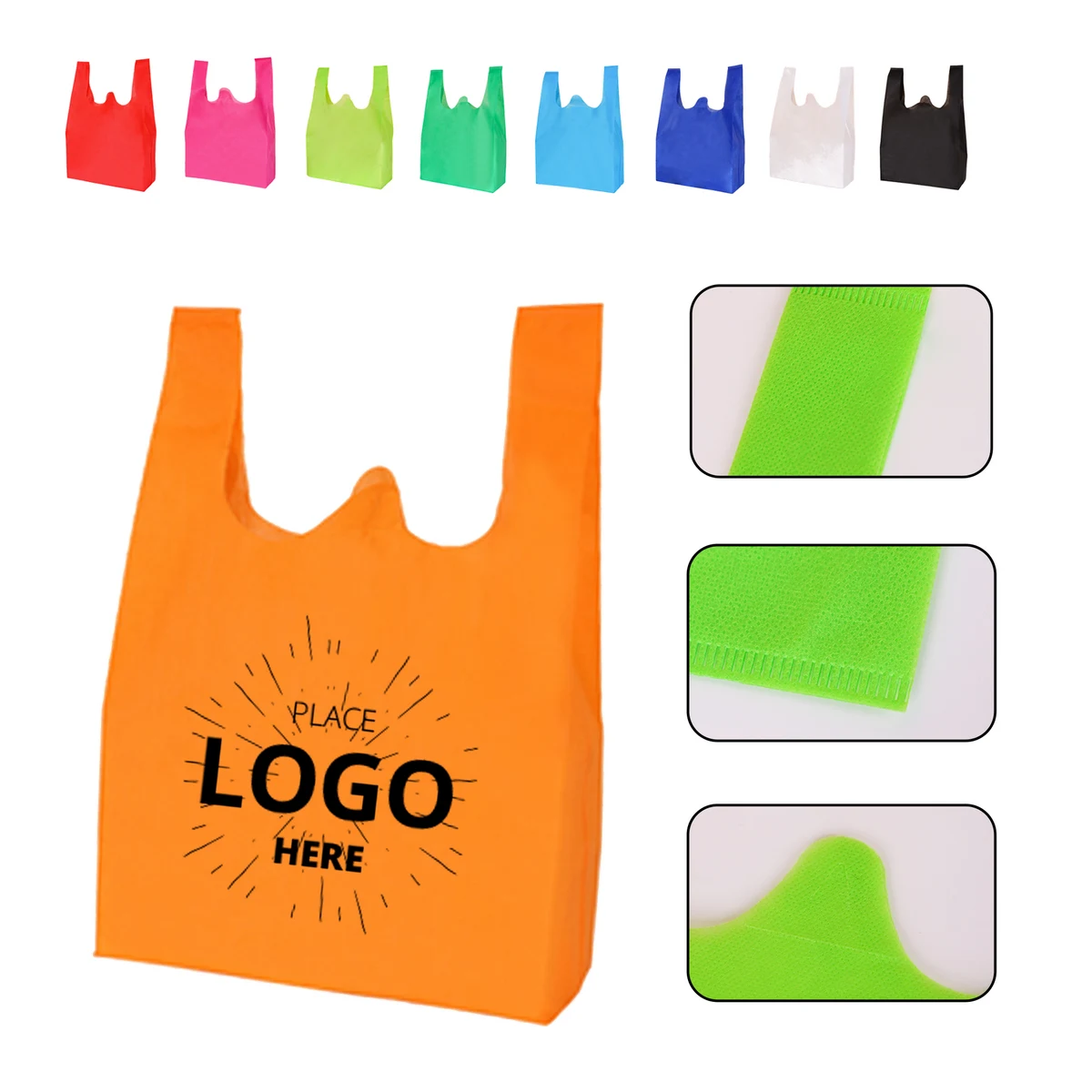 Nonwoven Vest Handle Bag 1