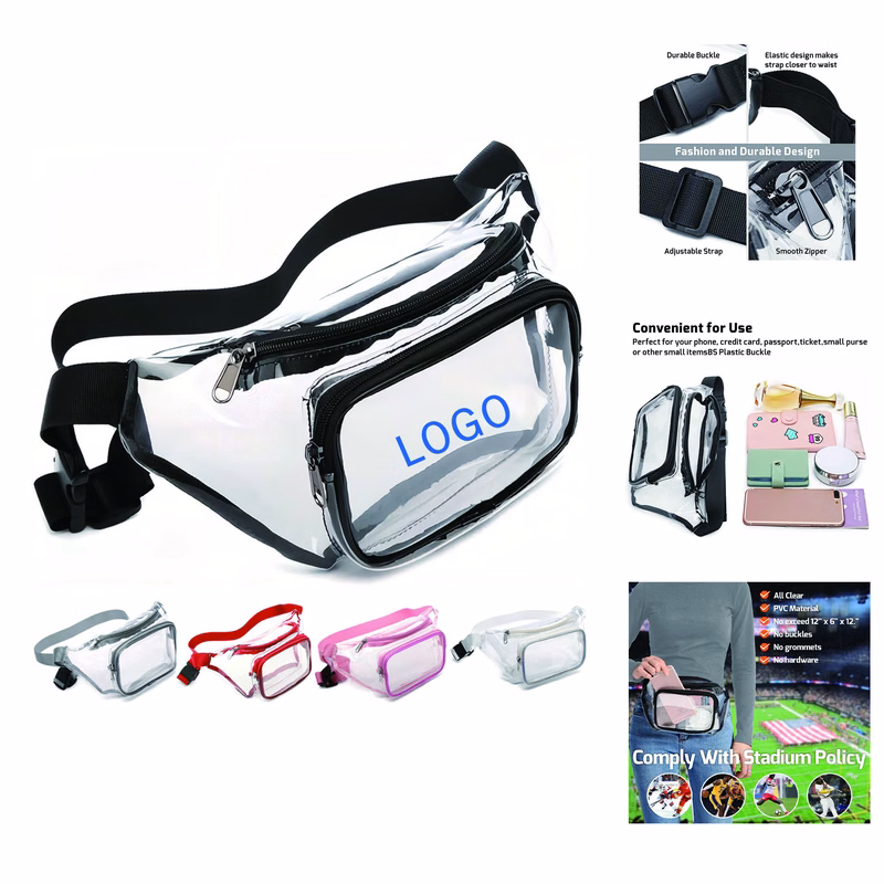 Clear PVC Waterproof Waist Bag
