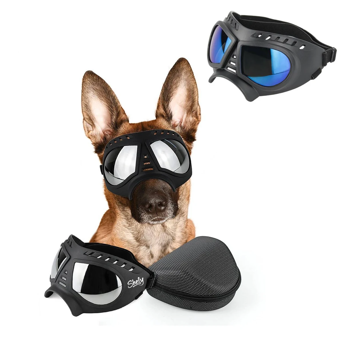 Dog Soft Frame UV Protection Goggles 1