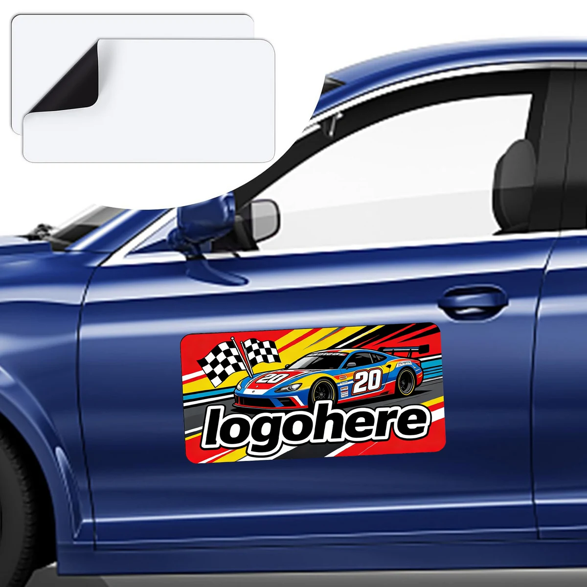 Personalized Magnetic Car Door Signs 1