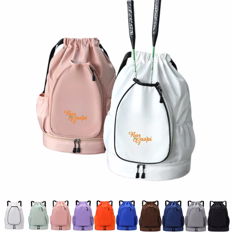 Water Resistant Tennis Backpack with Shoe Compartment