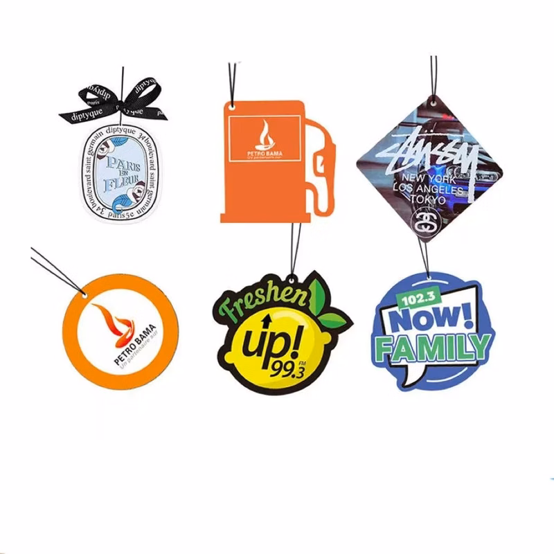 Custom car air fresheners, long lasting fragrance