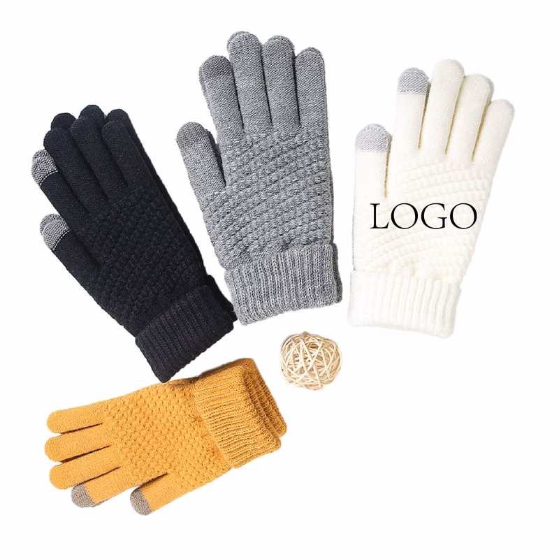 Touchscreen Gloves Stretch Knitted Texting Windproof