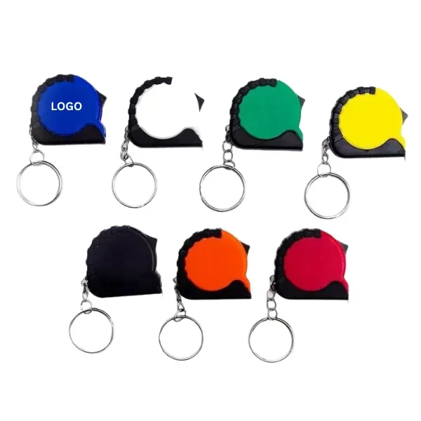 Mini Tape Measure Keychain Full Color Compact 1