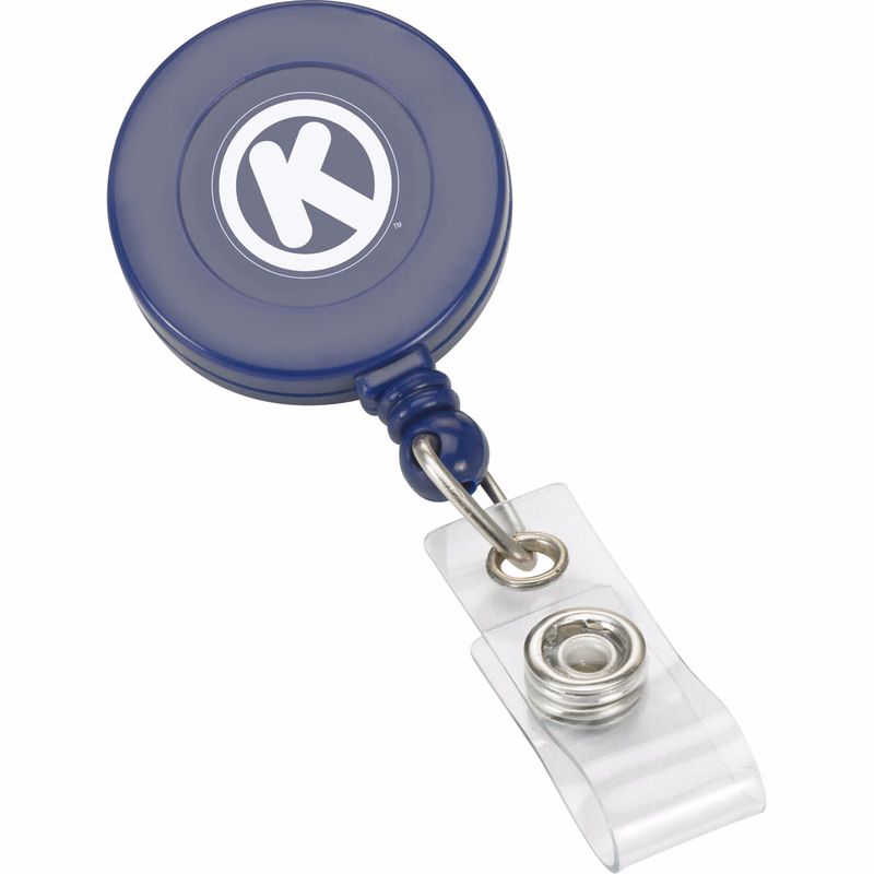 Retractable Badge Reel with Swivel Bulldog Clip