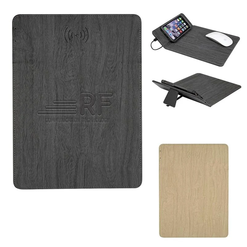 Wood-Designed Wireless Charger Mouse Pad 1