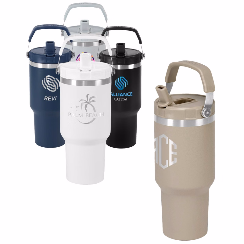 34oz Urban Peak® Pinnacle Flip Straw Tumbler