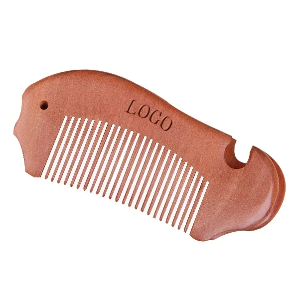 Custom Stylish Walnut Comb 1