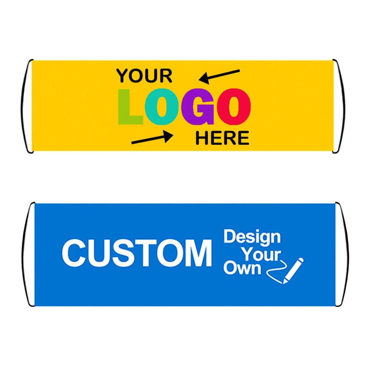 Handheld Pull Banner Flags For Sports Event Cheering 1