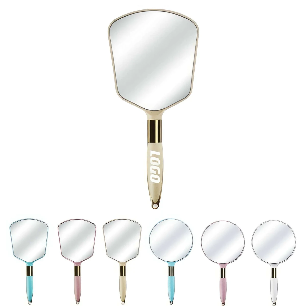Custom Hand-Held Makeup Mirror Portable For Use 1