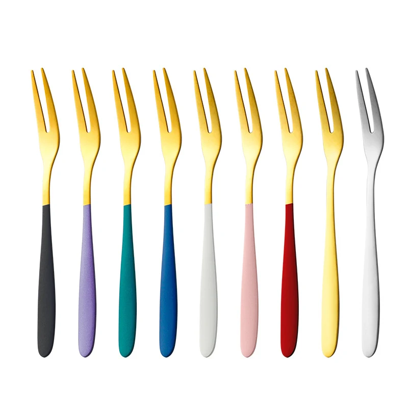 Small Stainless Steel Forks for Cocktail Parties 1